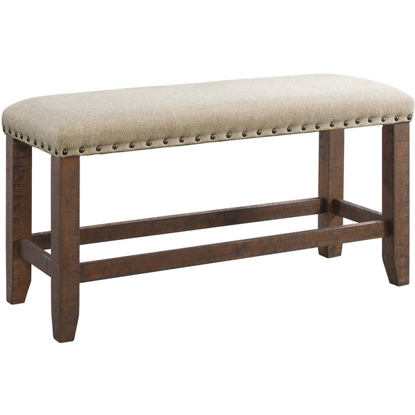 Elements International Jax Counter Height Bench DJX200BN IMAGE 1