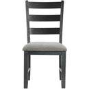 Elements International Martin Grey Dining Chair DMT300SC IMAGE 2