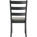 Elements International Martin Grey Dining Chair DMT300SC IMAGE 4