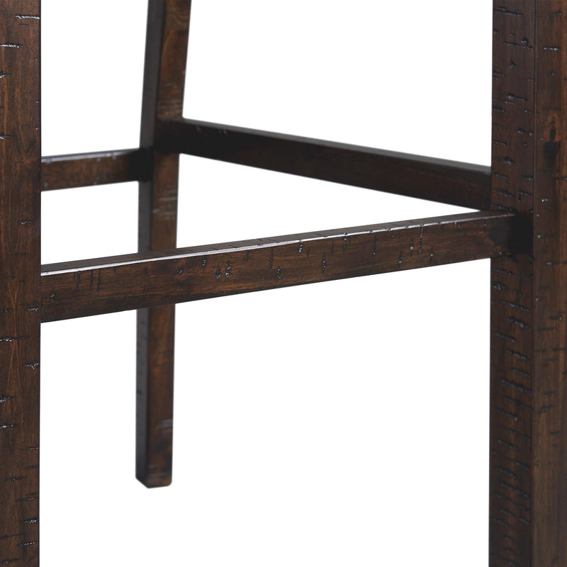 Elements International Stone Pub Height Stool DST100BSBSBTF IMAGE 8