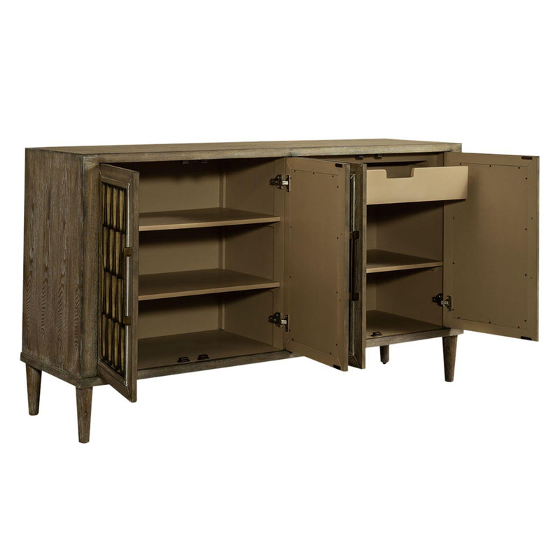 Liberty Furniture Industries Inc. Devonshire 2064-AC6838 4 Door Accent Cabinet IMAGE 2