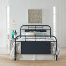 Liberty Furniture Industries Inc. Vintage 179-BR13HFR-N Queen Metal Bed - Navy IMAGE 7