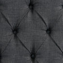 Elements International Morrow King Upholstered Platform Bed UMW090KB IMAGE 5