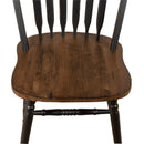  Liberty Furniture Industries Inc. Carolina Crossing 186B-C1000S Windsor Side Chair - Black IMAGE 6
