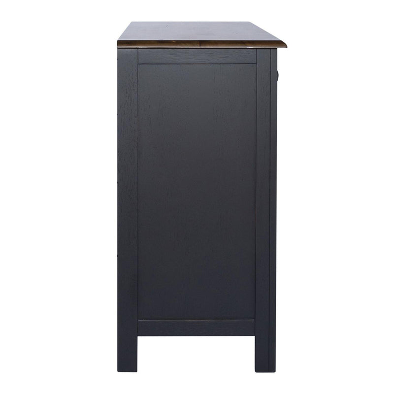 Liberty Furniture Industries Inc. Carolina Crossing 186B-SR4836 Server - Black IMAGE 3