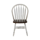  Liberty Furniture Industries Inc. Carolina Crossing 186W-C1000S Windsor Side Chair - White IMAGE 4