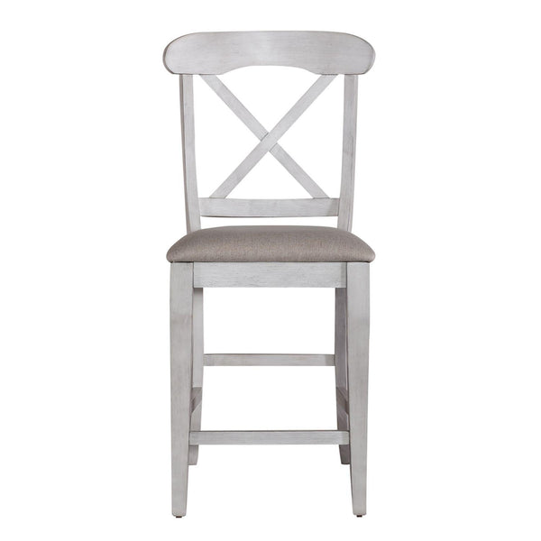  Liberty Furniture Industries Inc. Ocean Isle 303W-B300124 Upholstered X Back Counter Chair IMAGE 1