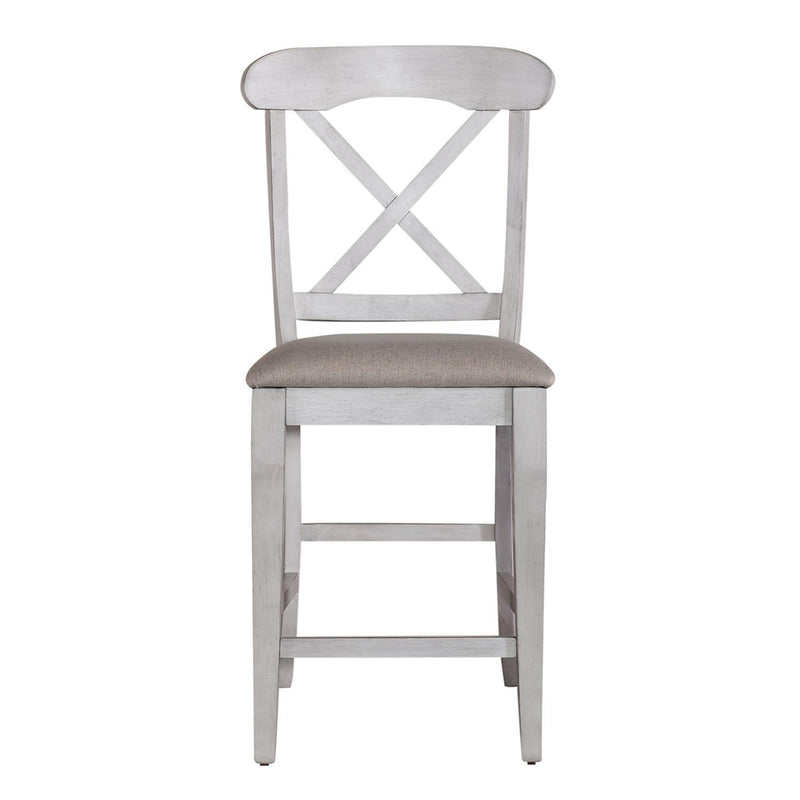  Liberty Furniture Industries Inc. Ocean Isle 303W-B300124 Upholstered X Back Counter Chair IMAGE 1