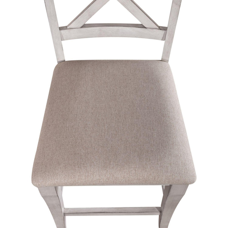  Liberty Furniture Industries Inc. Ocean Isle 303W-B300124 Upholstered X Back Counter Chair IMAGE 6