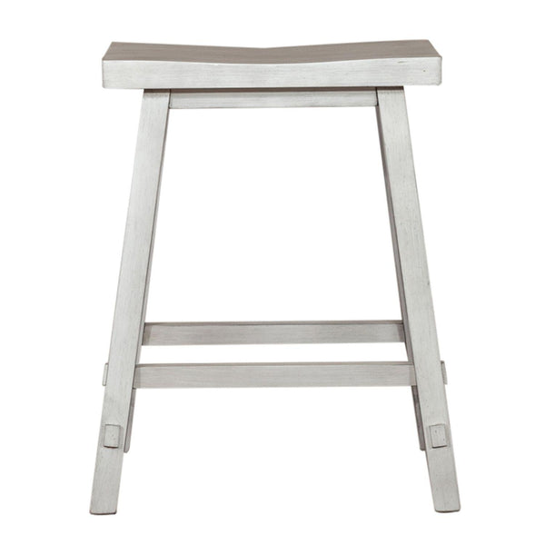 Liberty Furniture Industries Inc. Creations 38-B1824 Sawhorse Counter Stool - White IMAGE 1