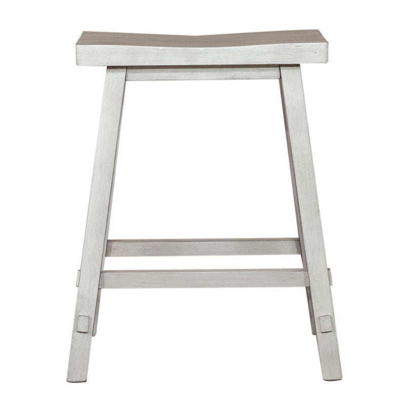 Liberty Furniture Industries Inc. Creations 38-B1824 Sawhorse Counter Stool - White IMAGE 1