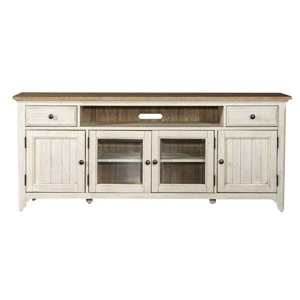 Liberty Furniture Industries Inc. Farmhouse Reimagined TV Stand with Cable Management 652-TV72 IMAGE 1
