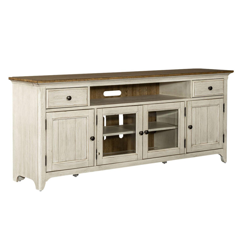 Liberty Furniture Industries Inc. Farmhouse Reimagined TV Stand with Cable Management 652-TV72 IMAGE 2