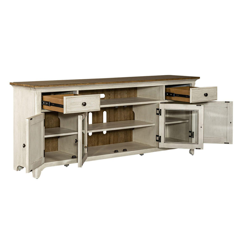 Liberty Furniture Industries Inc. Farmhouse Reimagined TV Stand with Cable Management 652-TV72 IMAGE 6