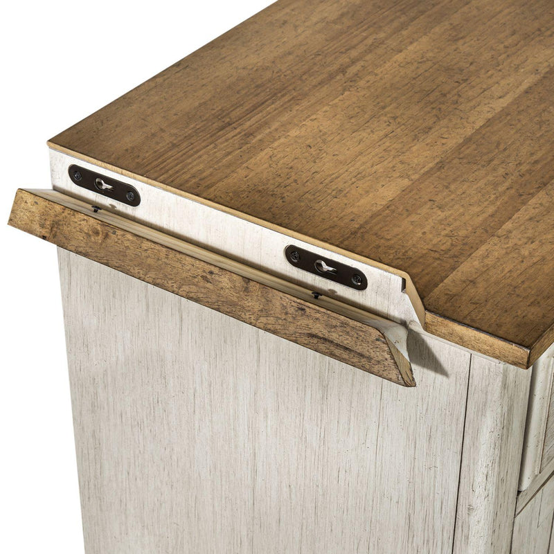 Liberty Furniture Industries Inc. Farmhouse Reimagined TV Stand with Cable Management 652-TV72 IMAGE 7