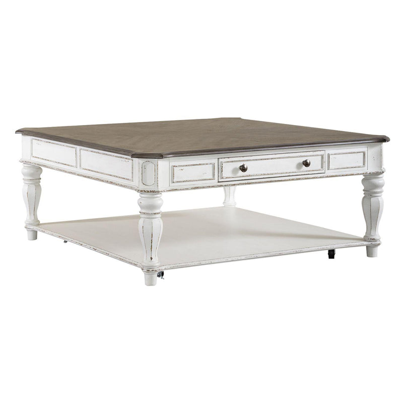 Liberty Furniture Industries Inc. Magnolia Manor 244-OT1014 Oversized Square Cocktail Table IMAGE 2