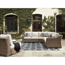  Signature Design by Ashley Beachcroft P791P8 5 pc Outdoor Seating Set IMAGE 1