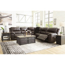  Signature Design by Ashley Dunleith U71604S1 5 pc Power Reclining Sectional IMAGE 5
