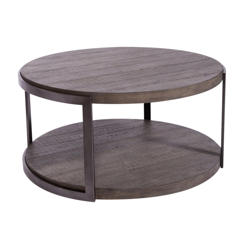 Liberty Furniture Industries Inc. Modern View 960-OT1010 Round Cocktail Table IMAGE 2