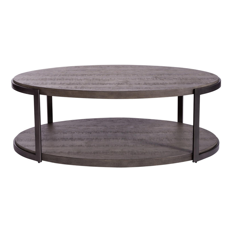 Liberty Furniture Industries Inc. Modern View 960-OT1012 Oval Cocktail Table IMAGE 2