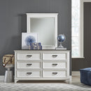  Liberty Furniture Industries Inc. Allyson Park 417-YBR-DM Dresser & Mirror IMAGE 1