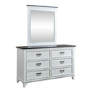  Liberty Furniture Industries Inc. Allyson Park 417-YBR-DM Dresser & Mirror IMAGE 2