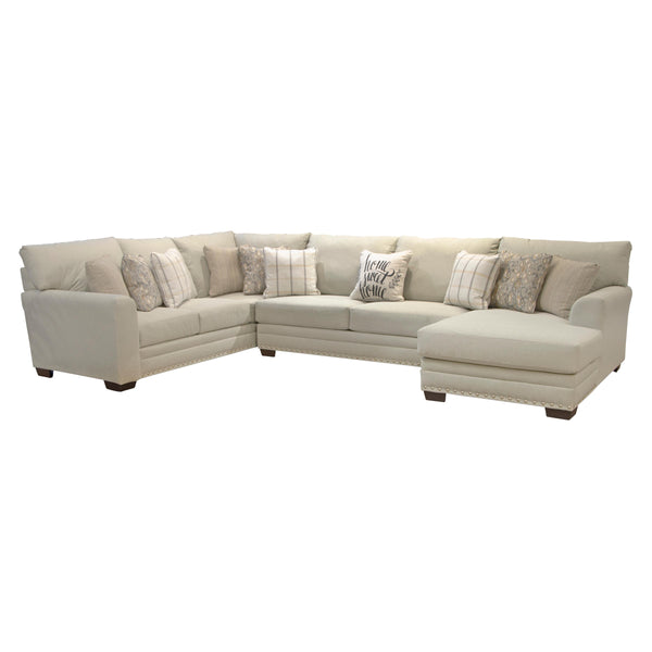 Jackson Furniture Middleton 4478 4 pc Sectional - Cement IMAGE 1