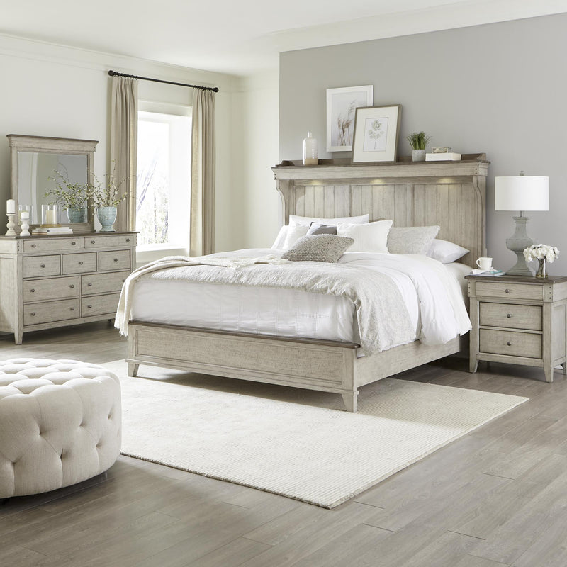  Liberty Furniture Industries Inc. Ivy Hollow 457-BR-QMT Queen Mantle Bed IMAGE 5