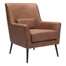  Zuo Ontario 109049 Accent Chair - Vintage Brown IMAGE 1
