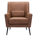  Zuo Ontario 109049 Accent Chair - Vintage Brown IMAGE 3