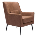  Zuo Ontario 109049 Accent Chair - Vintage Brown IMAGE 6