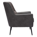  Zuo Ontario 109050 Accent Chair - Vintage Black IMAGE 2