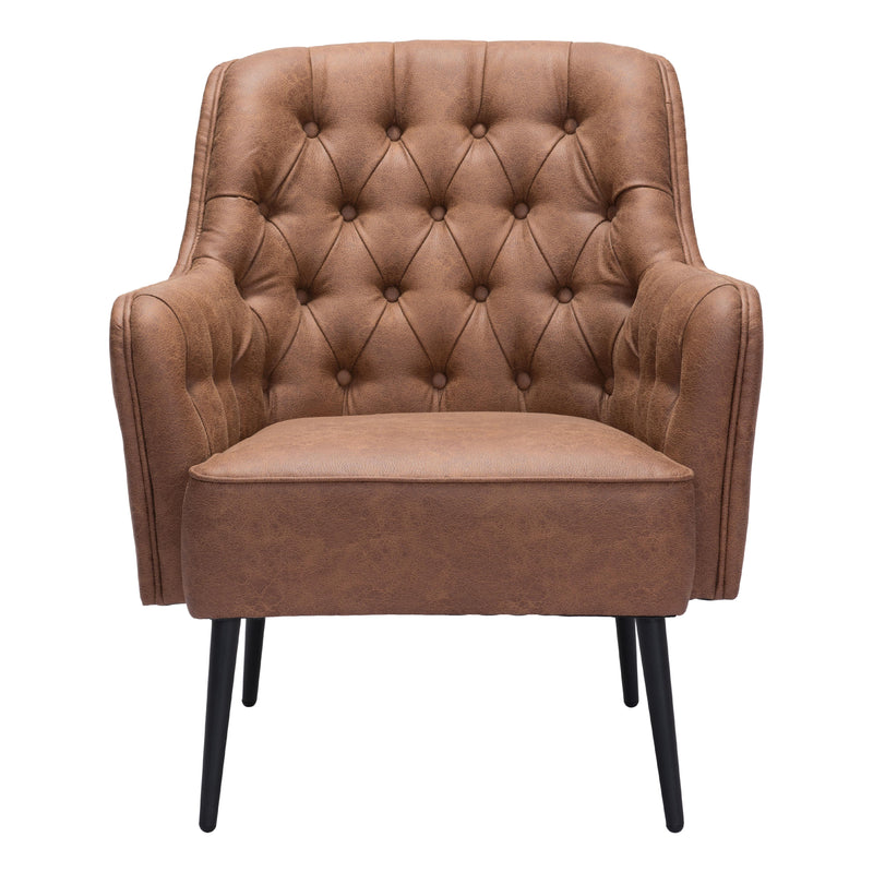 Zuo Tasmania 109053 Accent Chair - Vintage Brown IMAGE 3
