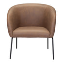  Zuo Quinten 109055 Accent Chair - Vintage Brown IMAGE 3