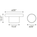  Zuo Watson 109084 Coffee Table - Black IMAGE 7