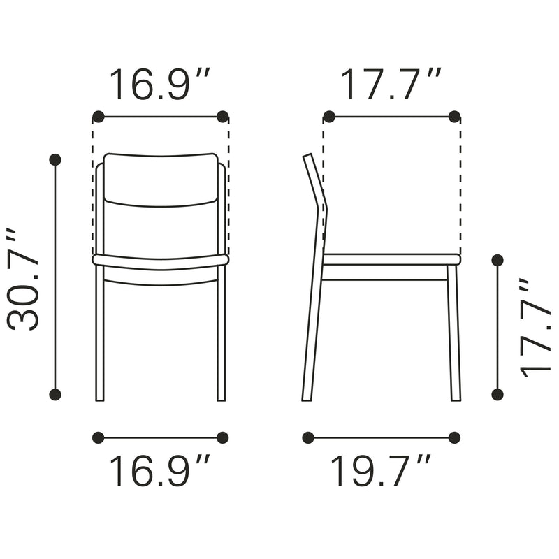 Zuo Desdamona Dining Chair 109214 IMAGE 10