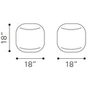 Zuo Lillian Fabric Ottoman 109219 IMAGE 8