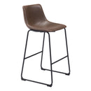  Zuo Smart 109326 Barstool - Vintage Espresso IMAGE 6