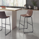  Zuo Smart 109326 Barstool - Vintage Espresso IMAGE 9
