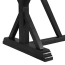 Elements International Tuscany Counter Height Dining Table with Marble Top and Trestle Base CTC100CTTB IMAGE 6