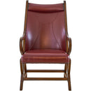 Elements International Hunter Stationary Leather Accent Chair LHT120101 IMAGE 3