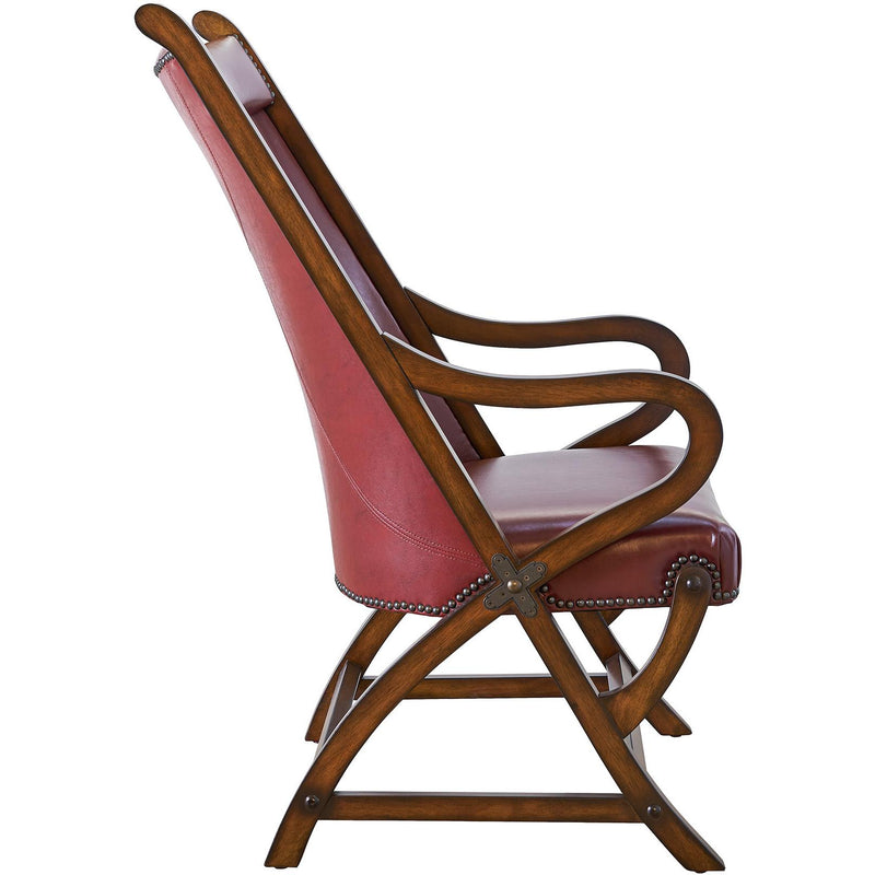 Elements International Hunter Stationary Leather Accent Chair LHT120101 IMAGE 4