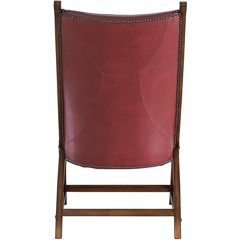 Elements International Hunter Stationary Leather Accent Chair LHT120101 IMAGE 5