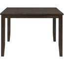 Elements International Square Mango Counter Height Dining Table DMG100CT IMAGE 2