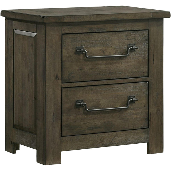 Elements International Maverick 2-Drawer Nightstand MV550NS IMAGE 1