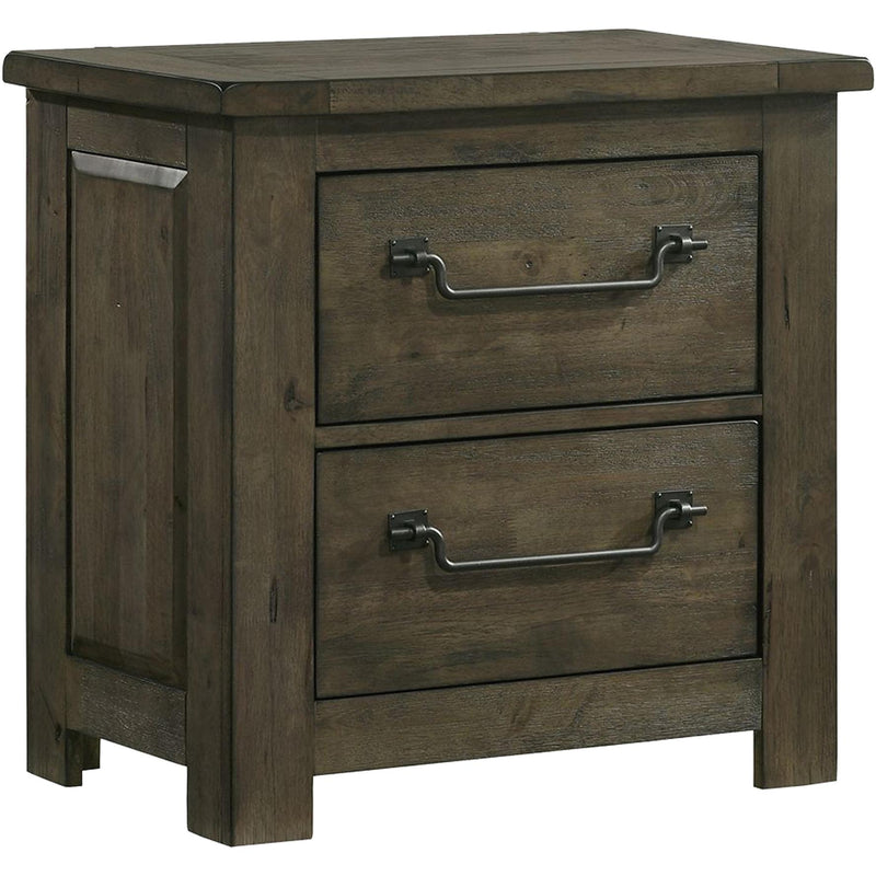 Elements International Maverick 2-Drawer Nightstand MV550NS IMAGE 1