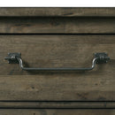  Elements International Maverick Nightstand w/USB Grey IMAGE 5