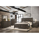  Elements International Maverick Nightstand w/USB Grey IMAGE 8