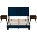 Elements International Coyote Queen Upholstered Platform Bed UCY3703QBE IMAGE 2