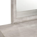 Elements International Ellen 6-Drawer Dresser with Mirror EL700DRMR IMAGE 4